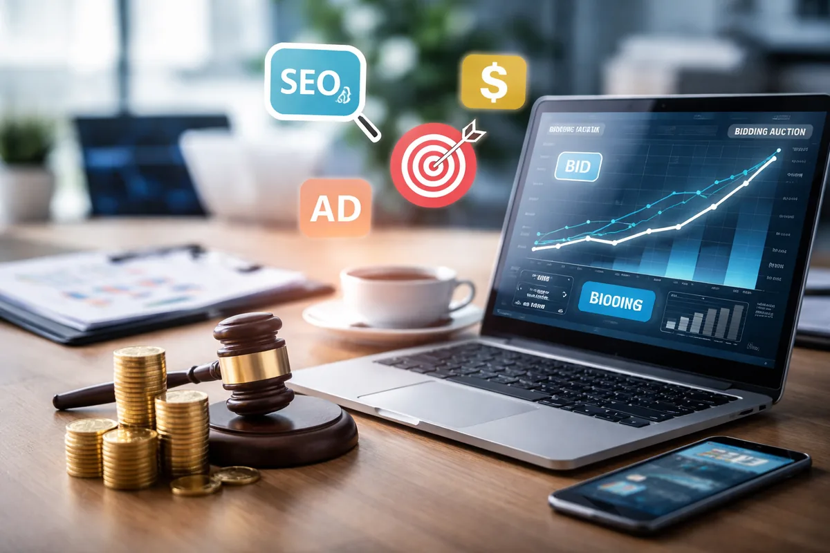 Comment les enchères numériques influencent le classement SEO et la publicité en ligne