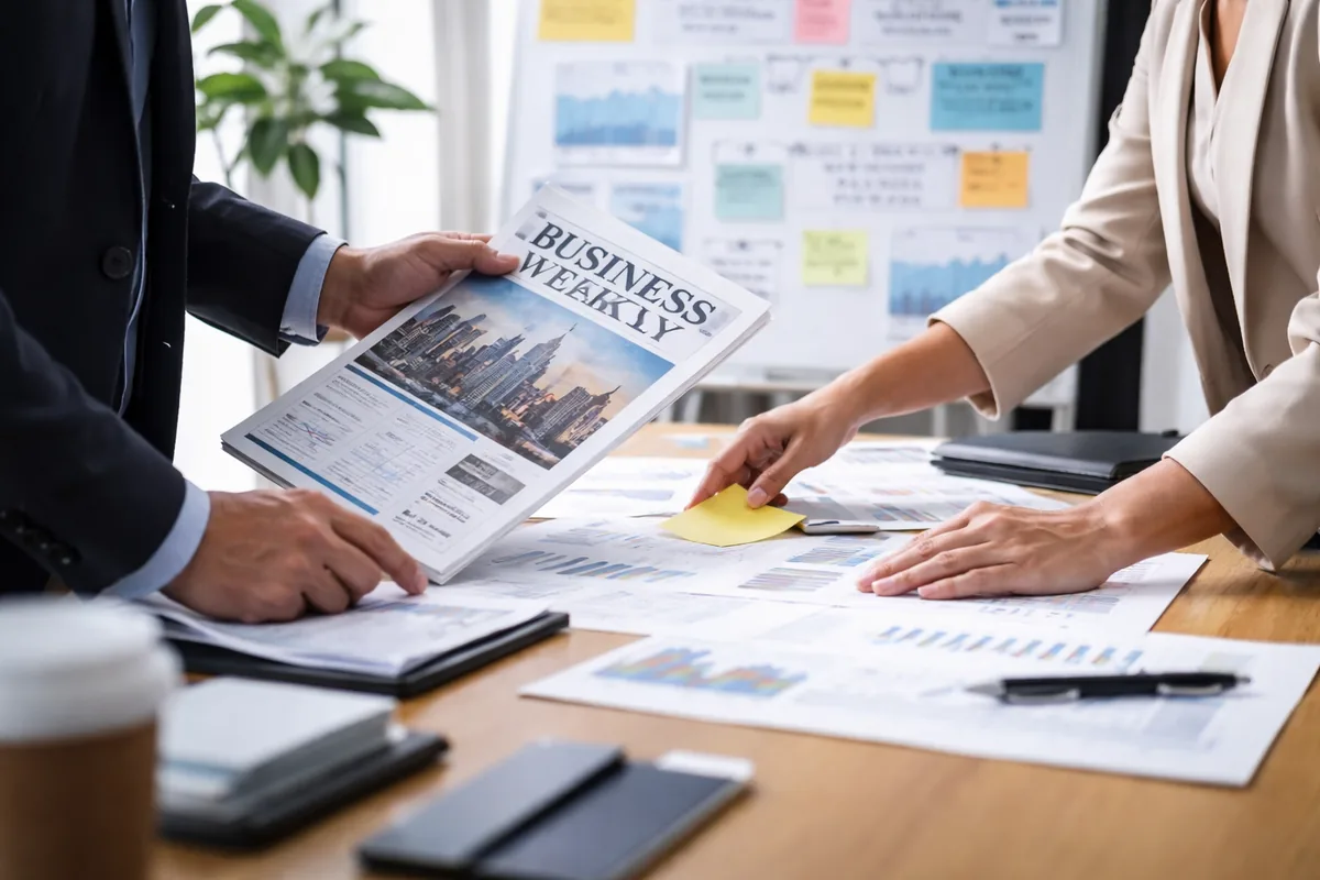 Comment choisir les sujets d'un hebdomadaire sur les affaires
